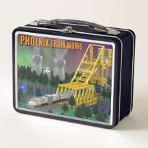 Atomic Train Dubbelsidig Lunchlåda