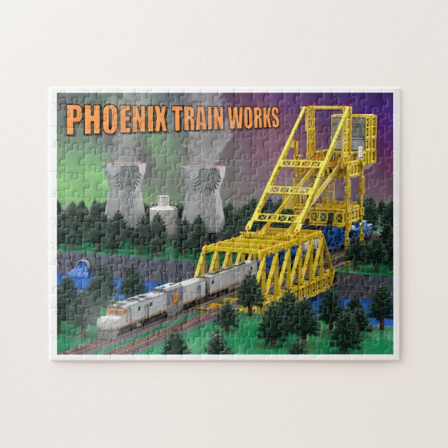 Atomic Train Puzzle Pussel (Horisontell)
