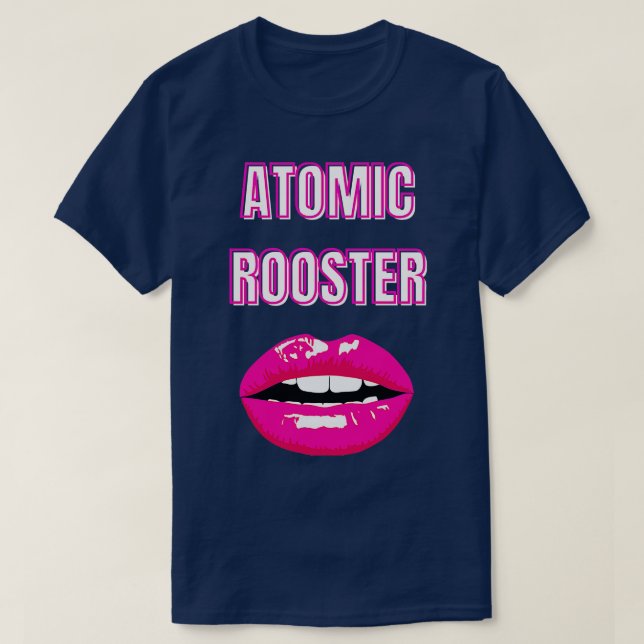 atomic tupp red läppar t shirt (Design framsida)