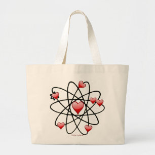 Atomic Valentine Red Hearts Jumbo Tygkasse