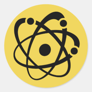 Atomic Wonk Runt Klistermärke