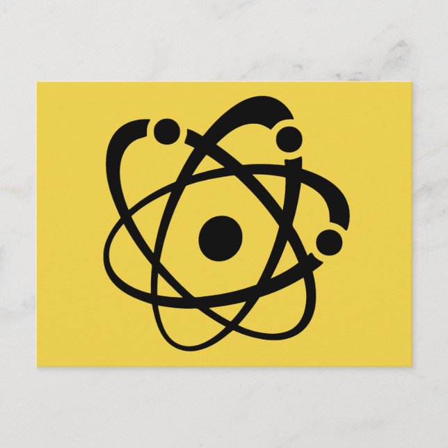 Atomic Wonk Vykort (Framsida)
