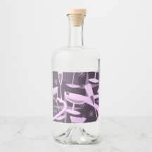 Atomisk 50-tals Retro Martini Cocktail Mönster