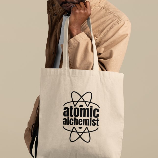 Atomisk alkemist kemi lärares present tygkasse (Shop now and let your scientific spirit shine!)