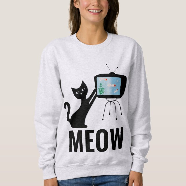 ATOMISK KAT RETO ART-SHIRTS T SHIRT (Framsida)