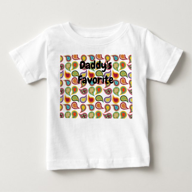 Atomiska paisley-mönster  t shirt (Framsida)