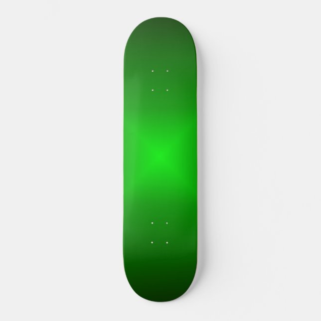 Atomiskt Grönt Blixt Skateboarddäck Mini Skateboard Bräda 18,7 Cm (Framsida)