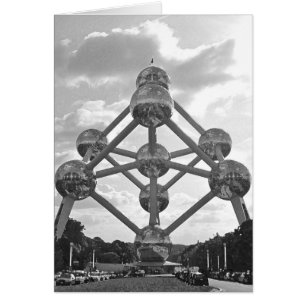 Atomium - 1958 World Fair - Bryssel, Belgien OBS Kort