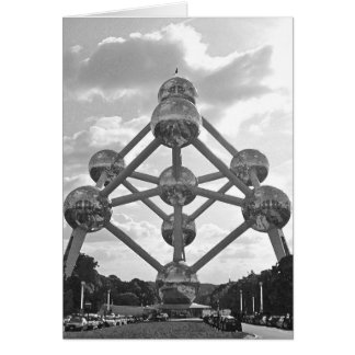 Atomium - 1958 World Fair - Bryssel, Belgien OBS Kort