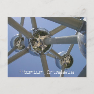 Atomium, Bryssel, Belgien vykort