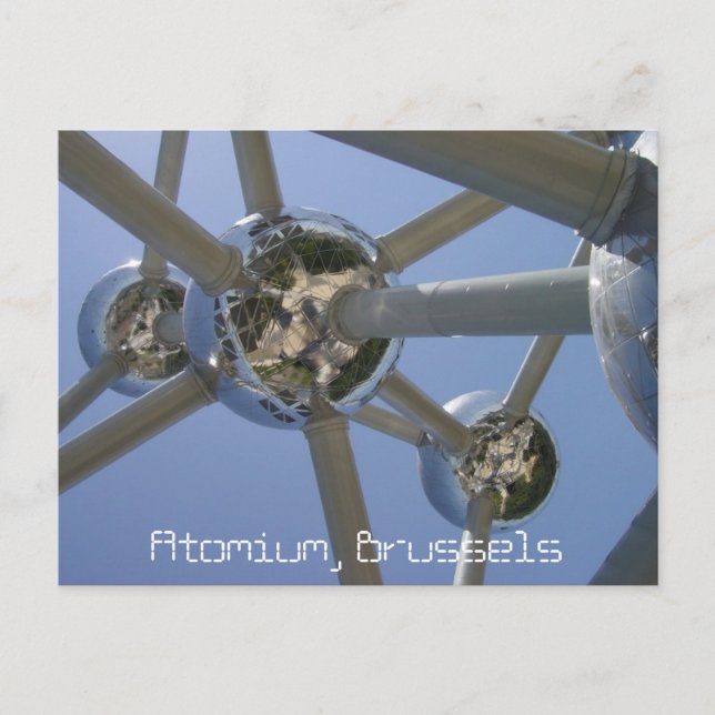 Atomium, Bryssel, Belgien vykort (Framsida)