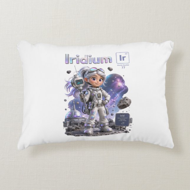 ATOMIVRA™ Iridium-kollektionen Prydnadskudde (Framsidan)