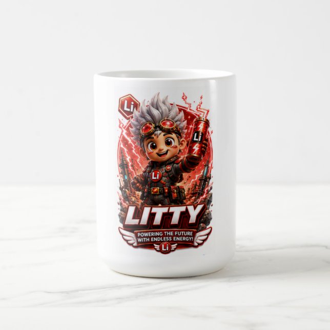  ATOMIVRA Litium Karaktär  Kaffemugg (Center)