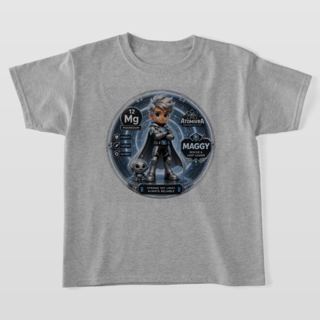 ATOMIVRA Magnesium Karaktär  T Shirt (Laydown)