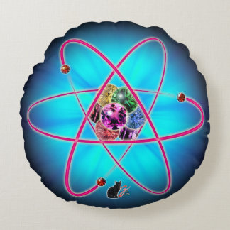 Atomjud Round Pillow Rund Kudde