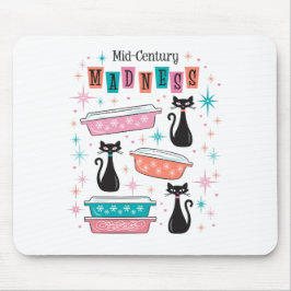 Atomkatter MidCentury Starburst Pyrex Mouse Pad Musmatta