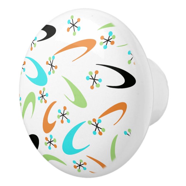 Atomkeramisk knopp från mitten av århundradet (Höger)