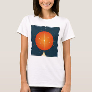 Atomklocka för djupt utrymme Poster, Orange versio T Shirt
