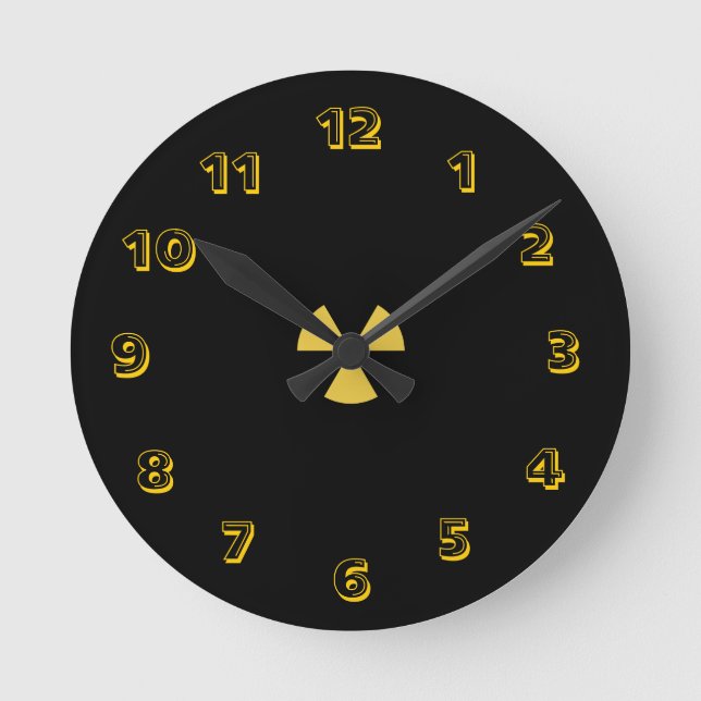 Atomklocka Rund Klocka (Framsida)