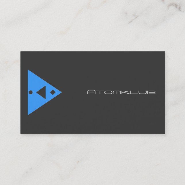 Atomklub BC Visitkort (Framsida)