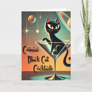 Atomkosmiskt svart kattskinka av Futuristiska Kort
