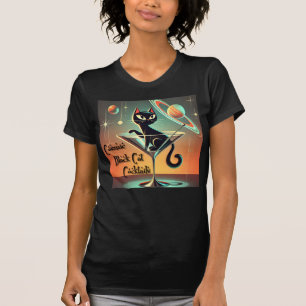 Atomkosmiskt svart kattskinka av Futuristiska T Shirt