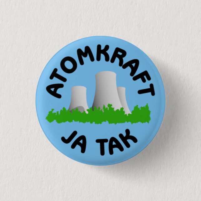 Atomkraft jatak emblem knapp (Framsida)