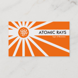 Atomlopp - Orange Visitkort
