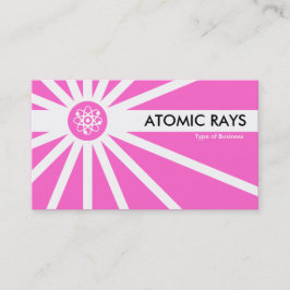Atomlopp - Rosa Visitkort