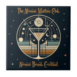Atommartini Klubb atombomb Cocktail Kakelplatta