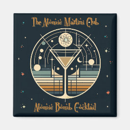 Atommartini Klubb atombomb Cocktail Magnet