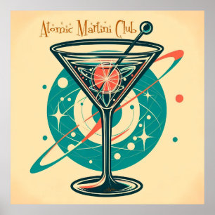 AtomMartini Klubb Space Age Poster