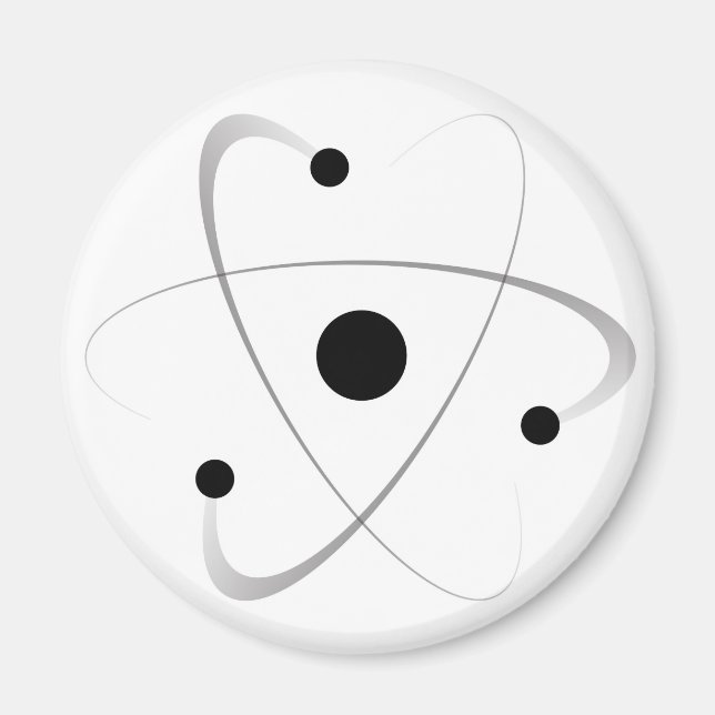 Atommassstruktur Magnet (Framsidan)