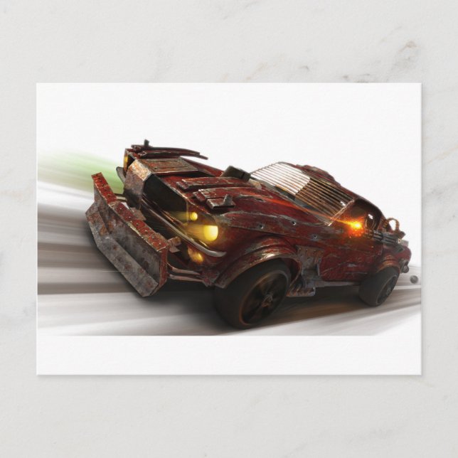 Atommotorvägen! Vykort (Framsida)