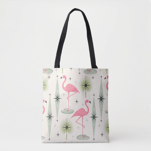 Atomoasis med Rosa Flamingos Tygkasse (Framsida)
