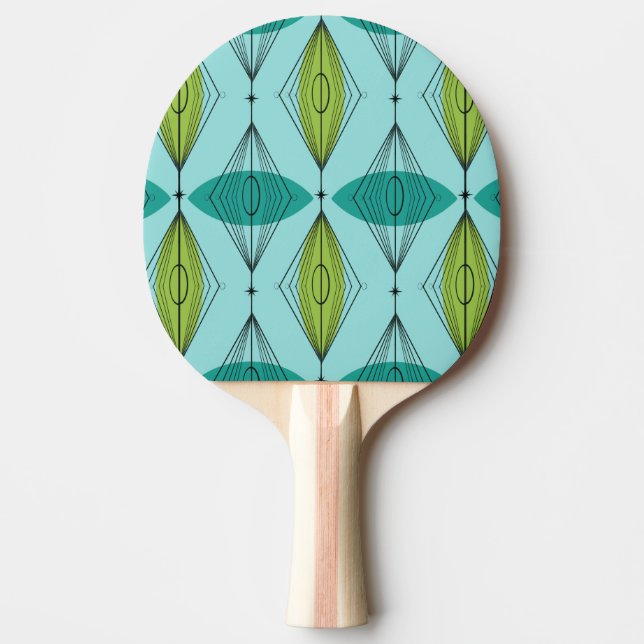 Atomogee och Starbursts Ping Pong Paddle Pingisracket (Framsidan)