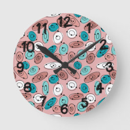 AtomOvaler Rund Klocka