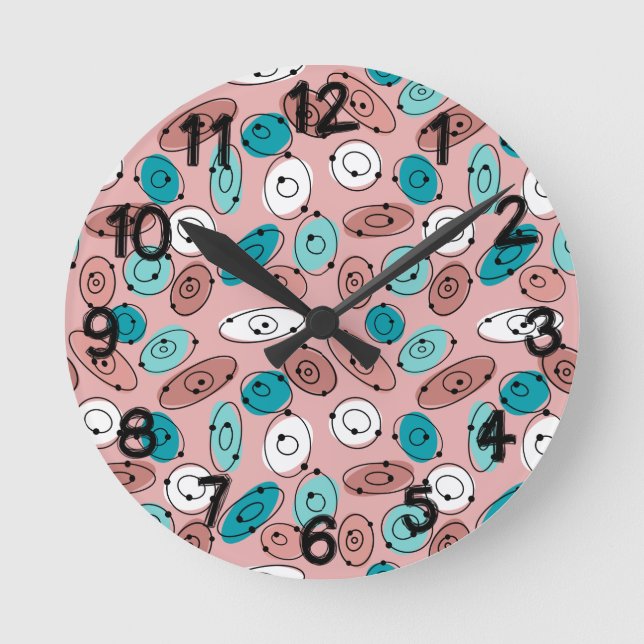 AtomOvaler Rund Klocka (Framsida)