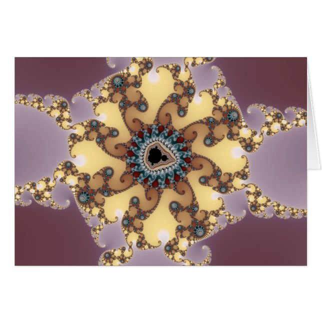 Atompartikel - finanskort hälsningskort (Framsidan Horizontal)