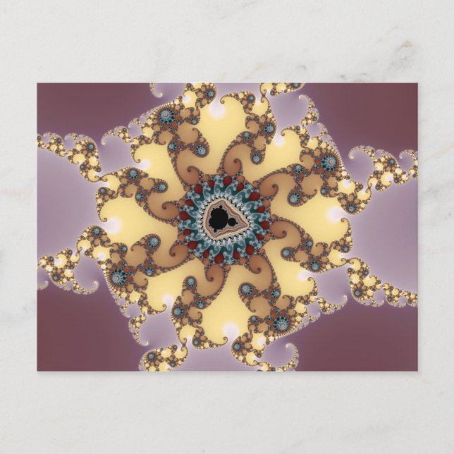 Atompartikel - Fractal vykort (Framsida)