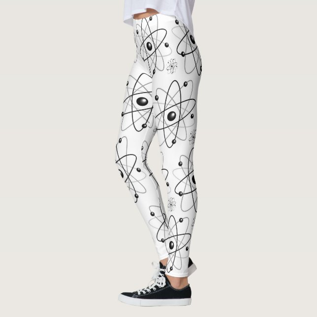 "Atompartikel"-överslag Leggings (Vänster)