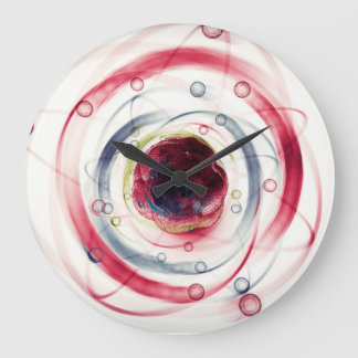 Atompartikeln tar tid på stor klocka