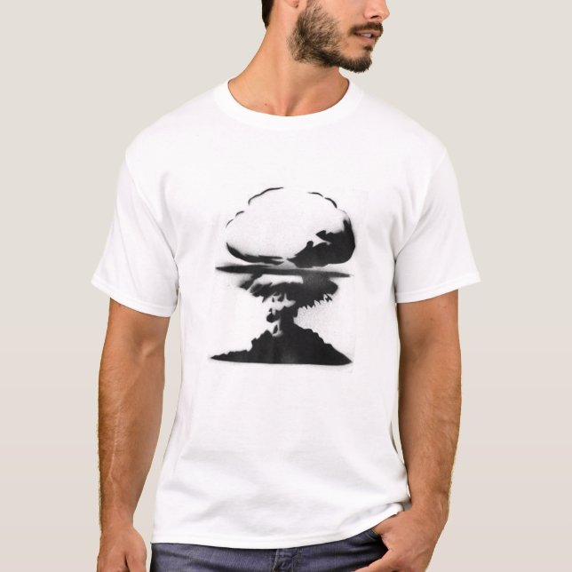 Atompilz Motif Atomic Bomb Nuclear Mushroom Women T Shirt (Framsida)