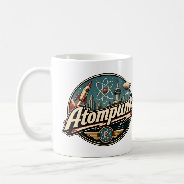 Atompunk Kaffemugg (Vänster)
