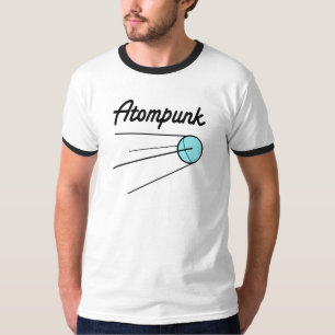 Atompunk manarSputnik T-tröja Tee Shirt
