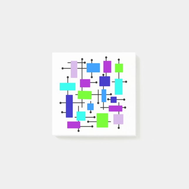 Atomrektanglar för coola post-it block (Framsida)