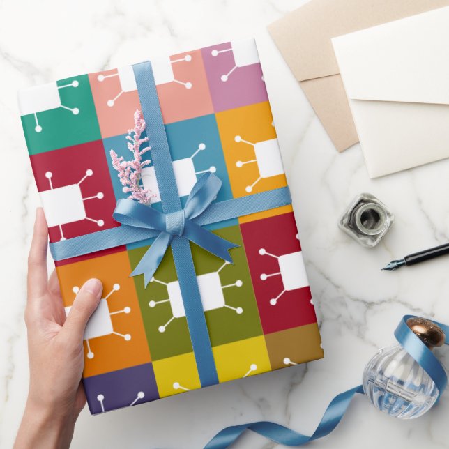 Atomrektanglar Presentpapper (Gifting)
