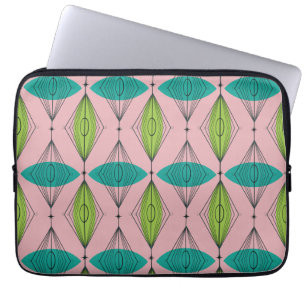 AtomRosa Ogee & Starburst Laptop sleeve