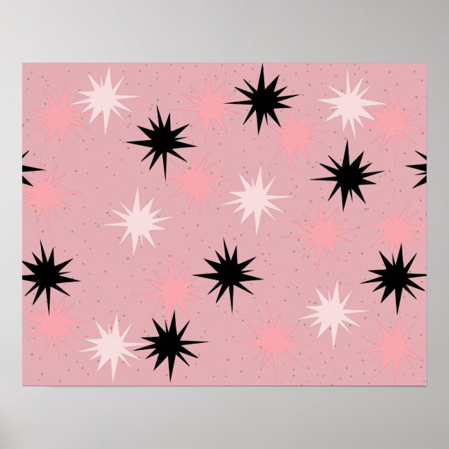 AtomRosa Starbursts Poster (Framsidan)