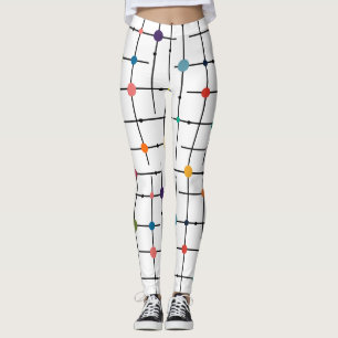 Atomrutnät Leggings